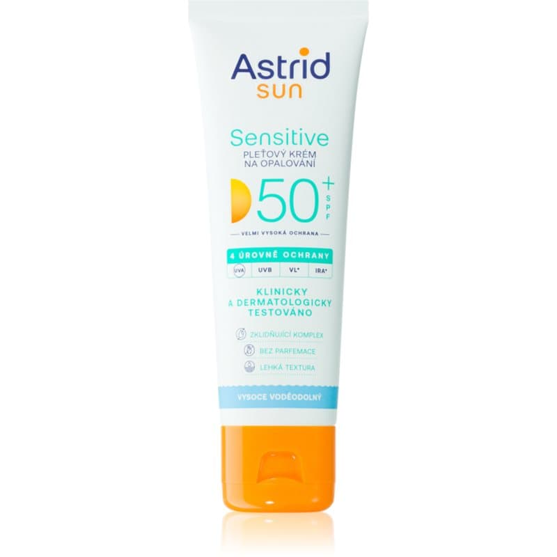 Sun Sensitive krem do opalania twarzy SPF 50+ wodoodporny
