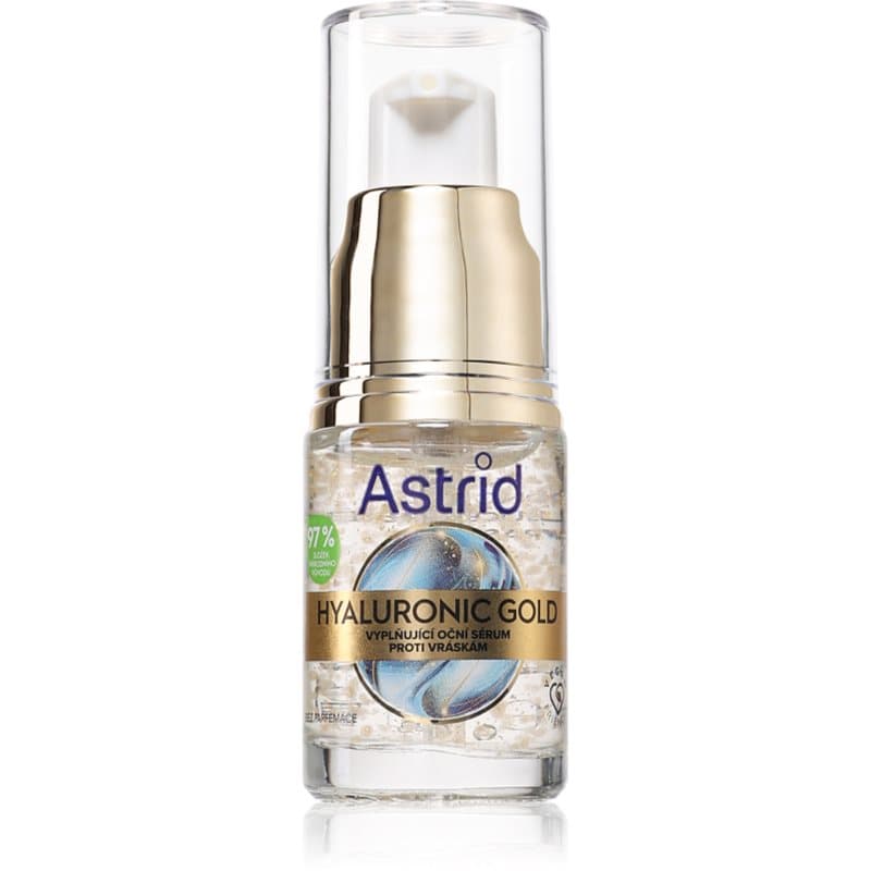 Hyaluronic Gold serum liftingujące pod oczy z niacynamidem