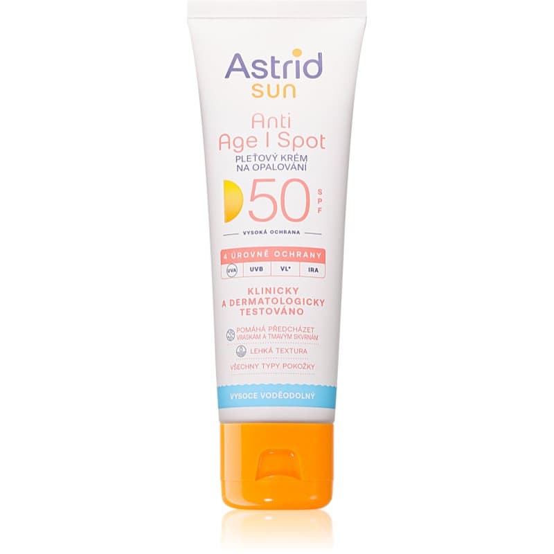 Sun krem do opalania twarzy przeciw starzeniu się skóry SPF 50