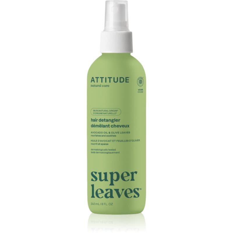Super Leaves Avocado Oil & Olive Leaves spray dla łatwego rozczesywania włosów do włosów normalnych i suchych