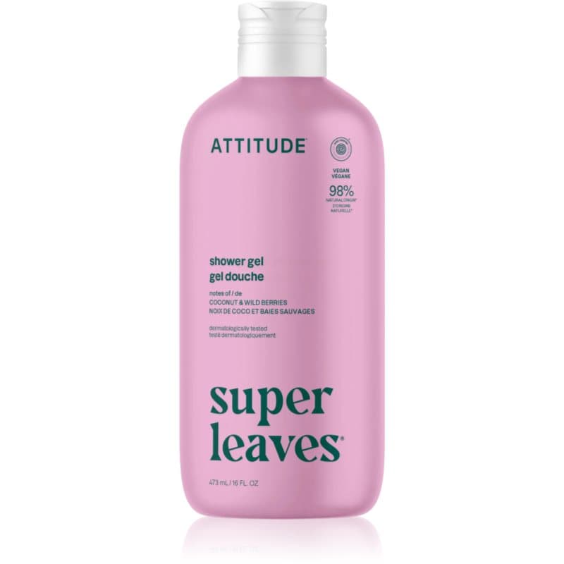 Super Leaves Coconut & Wild Berries żel pod prysznic