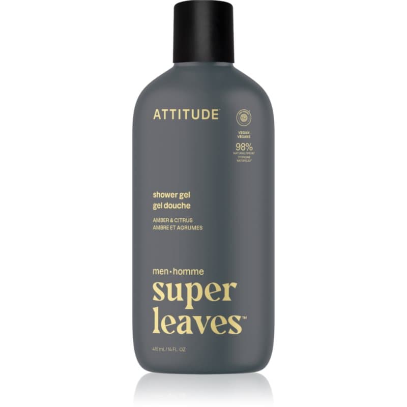 Super Leaves Men Shower Gel żel pod prysznic dla mężczyzn Amber & Citrus