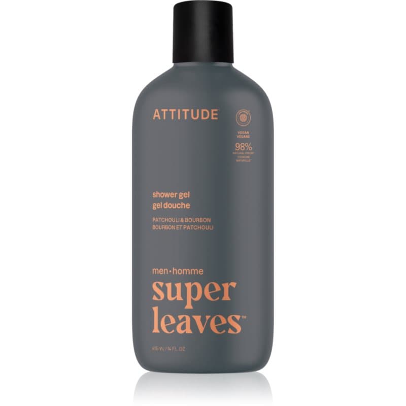 Super Leaves Men Shower Gel żel pod prysznic dla mężczyzn Patchouli & Bourbon