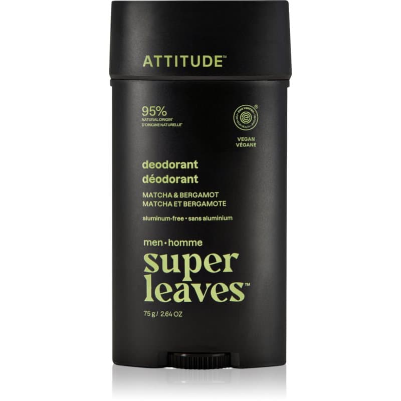 Super Leaves Men Deodorant dezodorant dla mężczyzn Matcha & Bergamot
