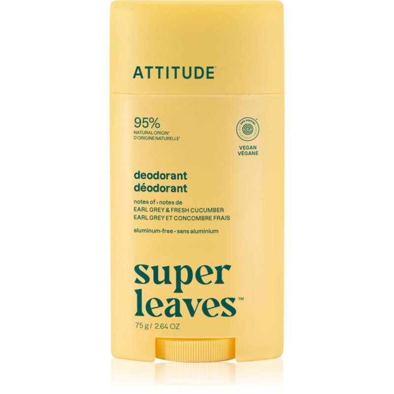 Super Leaves Natural Deodorant dezodorant Earl Grey & Cucumber
