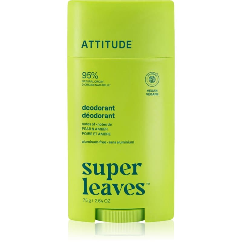 Super Leaves Natural Deodorant dezodorant Pear & Amber