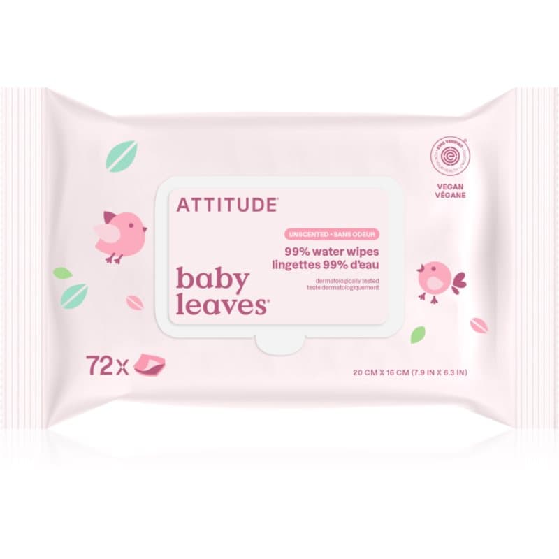 Baby Leaves Water Wipes chusteczki nawilżane nieperfumowany