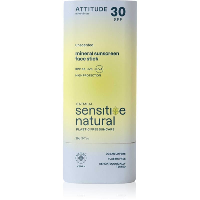Sensitive Natural Face Stick krem mineralny do opalania w sztyfcie dla cery wrażliwej