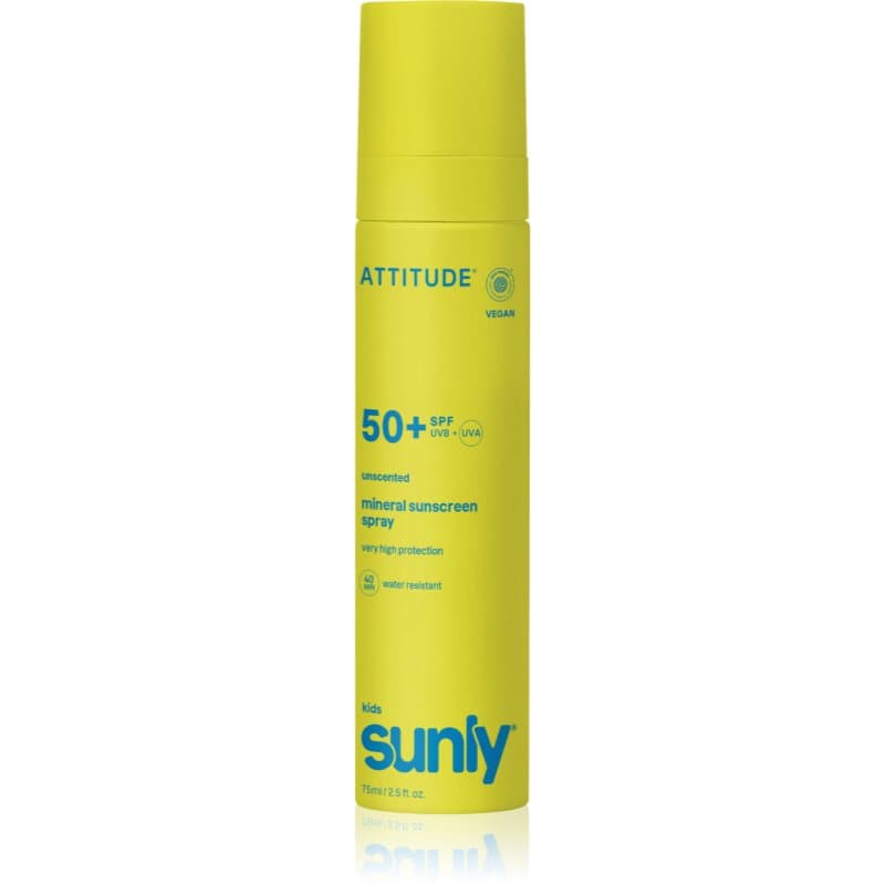 Sunly Kids Mineral Sunscreen Spray SPF 50+ spray mineralny do opalania nieperfumowany SPF 50+