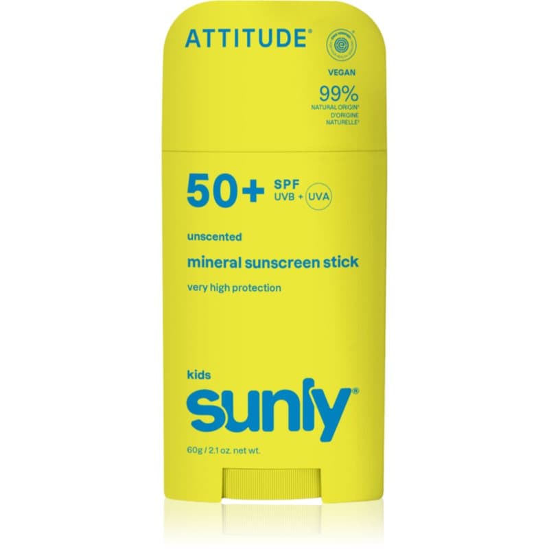 Sunly Kids Mineral Sunscreen Stick SPF 50+ mineralny krem ochronny do twarzy i ciała w sztyfcie dla dzieci