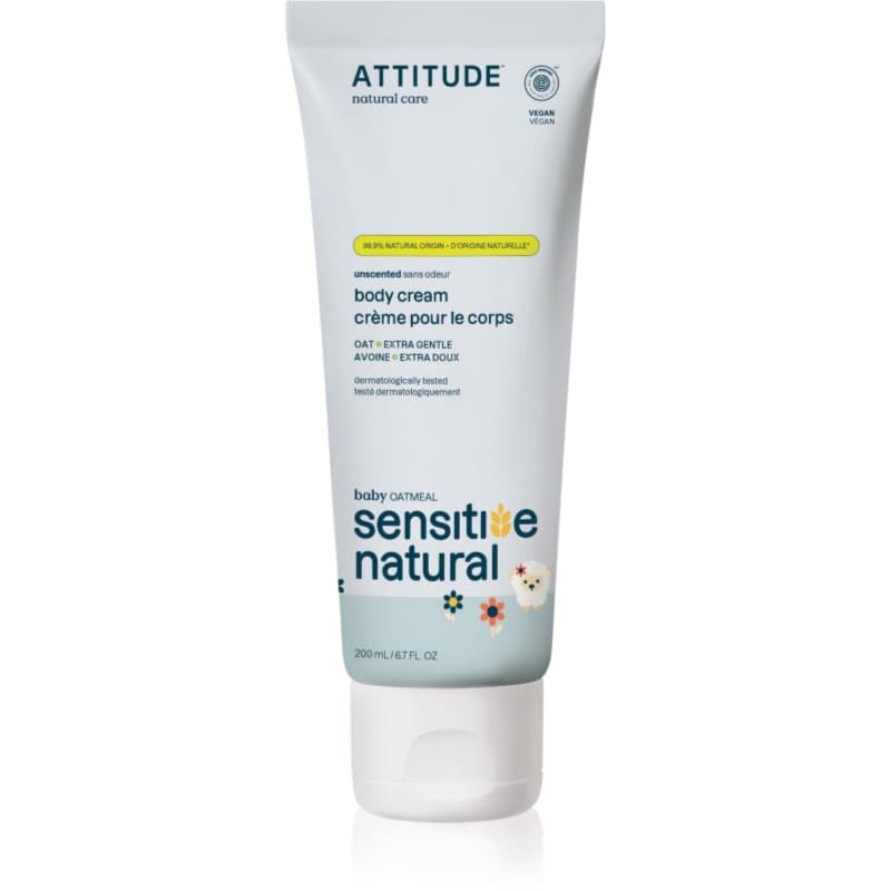 Sensitive Natural Baby Oatmeal kojący krem nawilżający do skóry wrażliwej dla dzieci