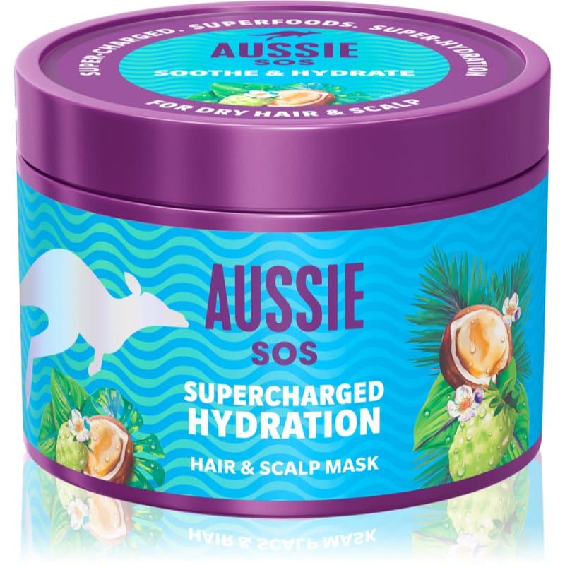 SOS Supercharged Hydration maseczka łagodząco-nawilżająca włosów i skóry głowy