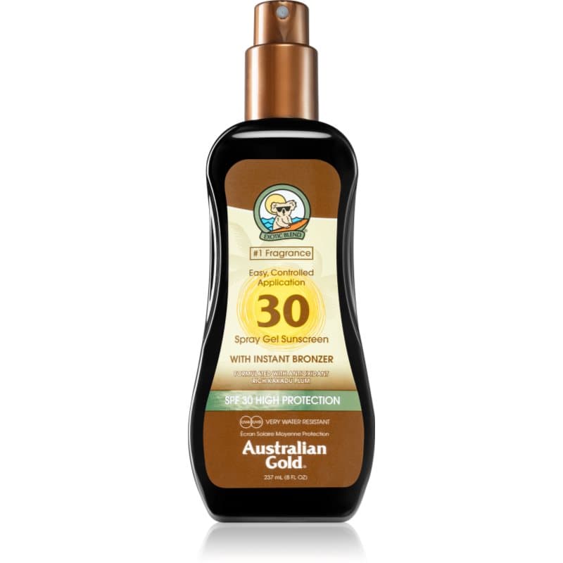 Spray Gel Sunscreen With Instant Bronzer tonujący żel ochronny SPF 30
