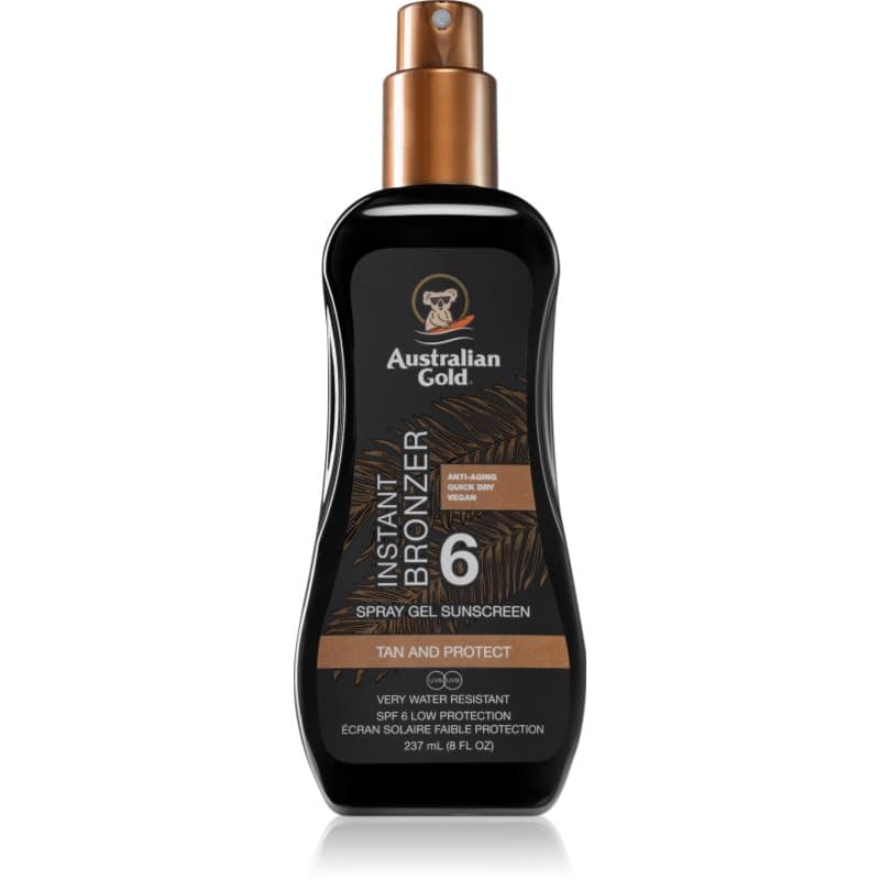 Spray Gel Sunscreen With Instant Bronzer spray ochronny do opalania z bronzerem SPF 6