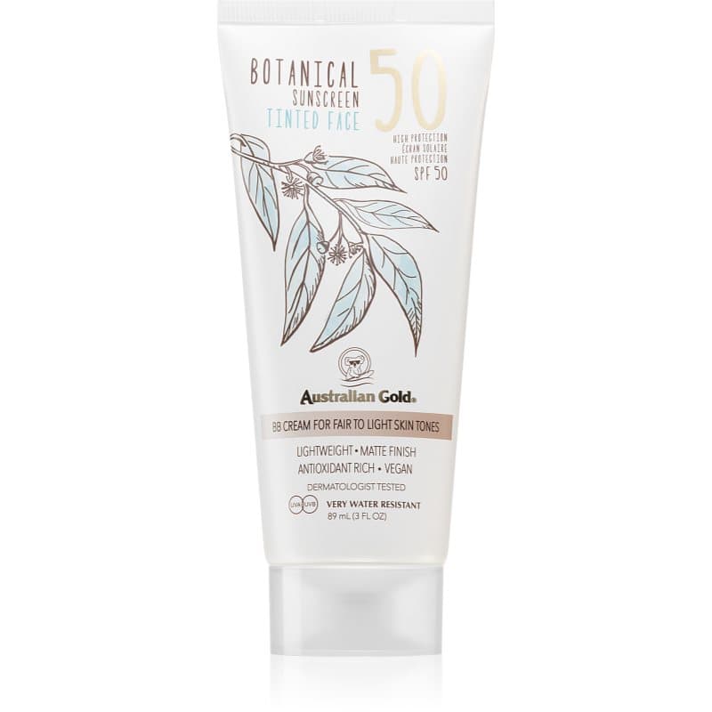 Botanical Tinted Face tonujący krem ochronny SPF 50 Fair To Light