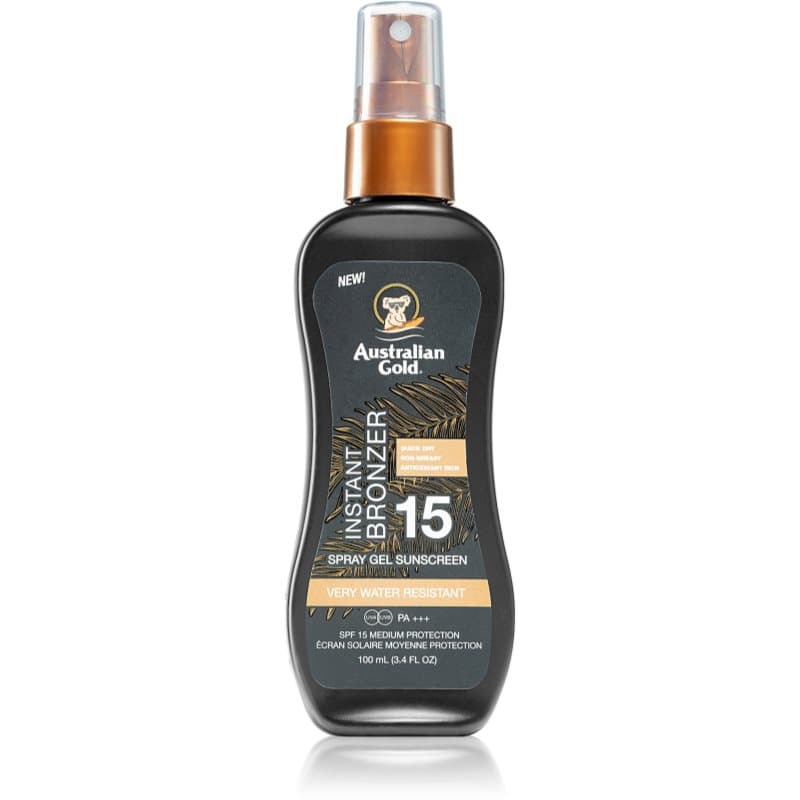 Instant Bronzer spray ochronny do opalania z bronzerem SPF 15