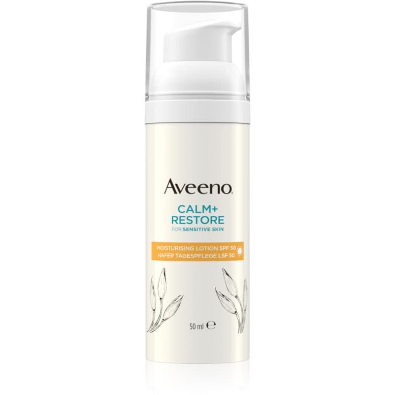 Calm + Restore nawilżające mleczko do twarzy SPF 50