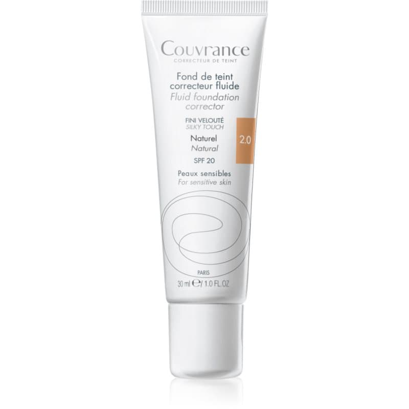 Couvrance Fluid Foundation Corrector podkład kryjący w płynie SPF 20 odcień 2.0 Natural