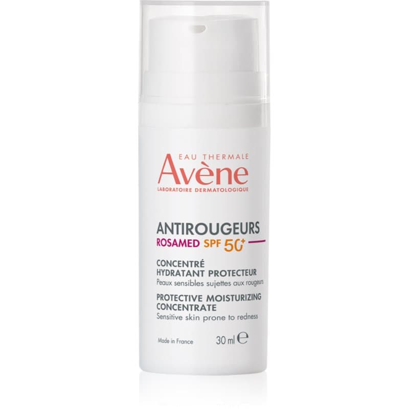 Antirougeurs Rosamed Protective Moisturizing Concentrate skoncentrowana pielęgnacja przeciw zaczerwienieniom skóry SPF 50+