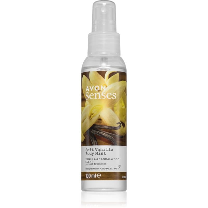 Naturals Care Vanilla & Sandalwood orzeźwiający spray do ciała z wanilią i drzewem sandałowym
