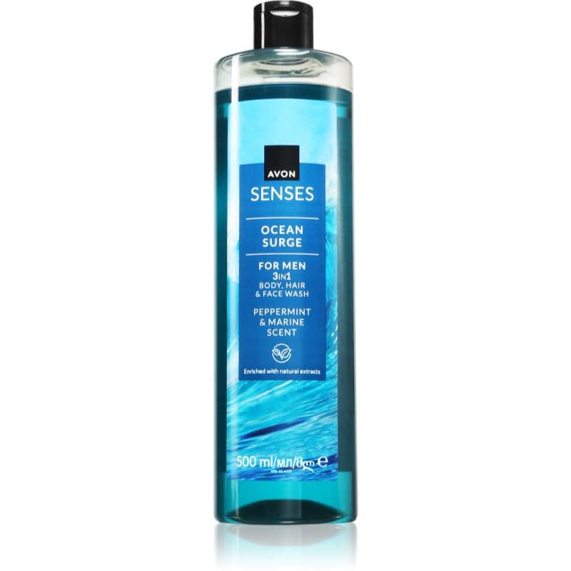 Senses Ocean Surge żel pod prysznic dla mężczyzn 3 w 1