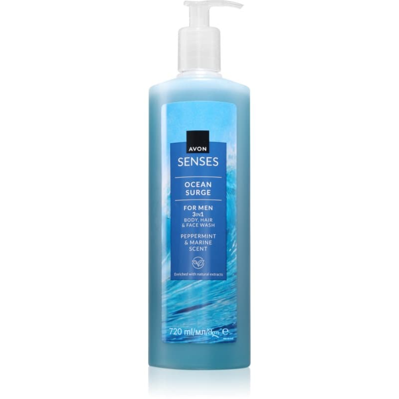 Senses Ocean Surge żel pod prysznic dla mężczyzn 3 w 1