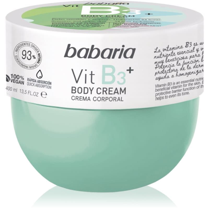 Vitamin B3 krem do ciała do skóry wrażliwej