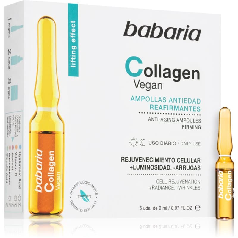Collagen skoncentrowane serum przeciw oznakom starzenia się skóry w ampułkach
