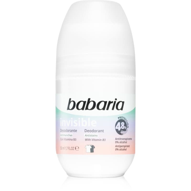 Deodorant Invisible antyperspirant roll-on przeciwko białym i żółtym śladom