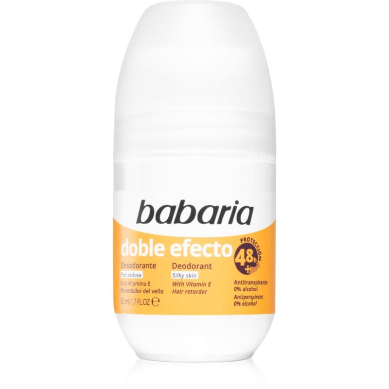 Deodorant Double Effect antyperspirant roll-on na spowolnienie odrastania włosków