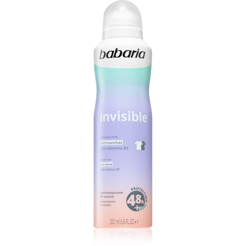 Deodorant Invisible antyperspirant w sprayu przeciwko białym i żółtym śladom