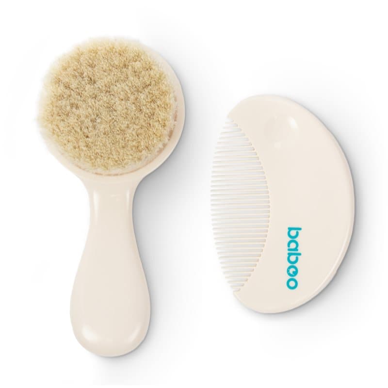 Baby Hair Brush and Comb Set zestaw do włosów dla dzieci od urodzenia