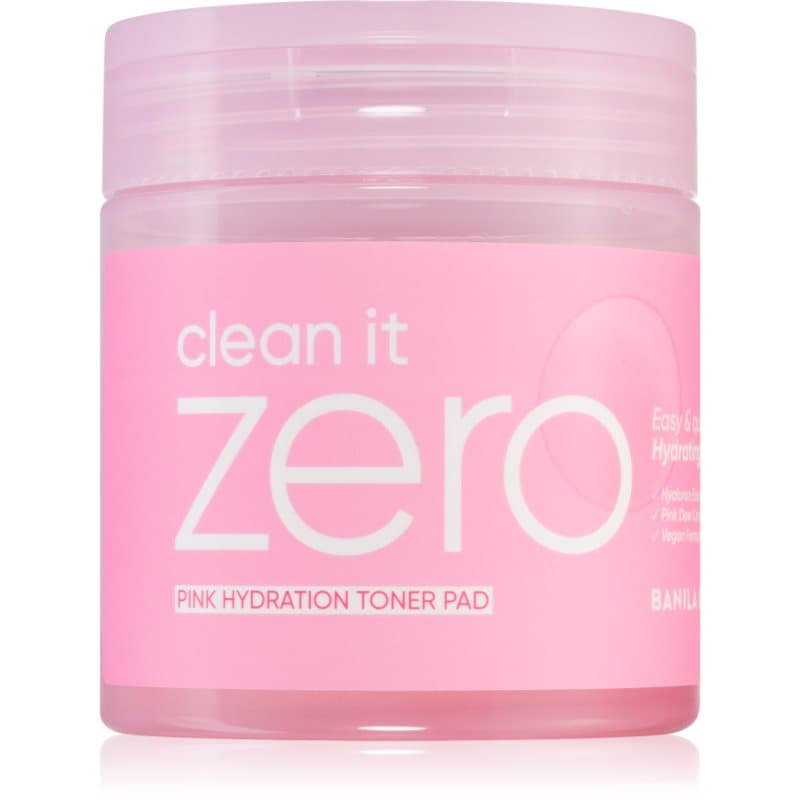 clean it zero Pink Hydration Toner Pad tonizujące płatki do twarzy o działaniu nawilżającym