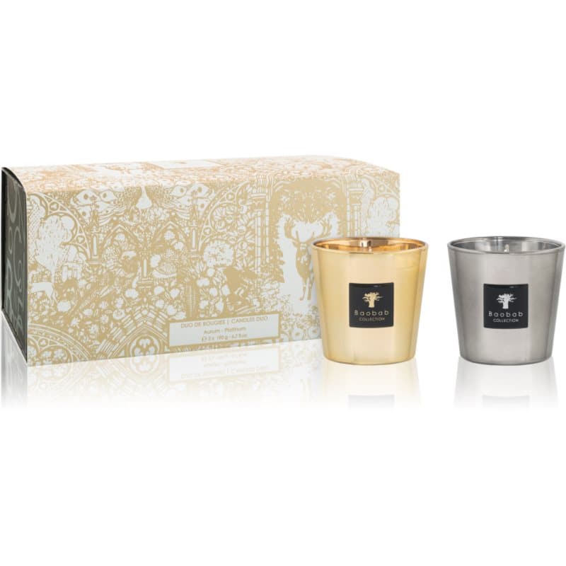 Aurum & Platinum Les Exclusives Duo Candle Box zestaw upominkowy