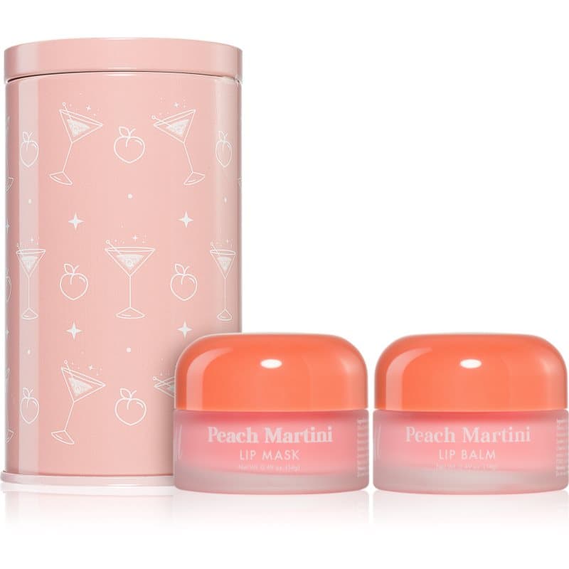 Lip Care Duo zestaw upominkowy do ust z zapachem Peach Martini