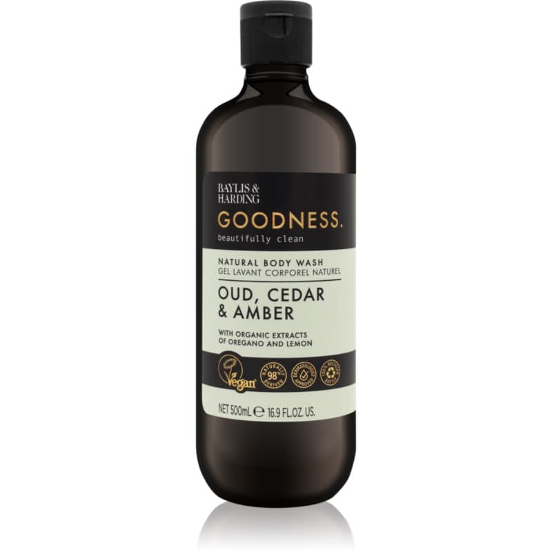 Goodness Oud, Cedar & Amber żel pod prysznic