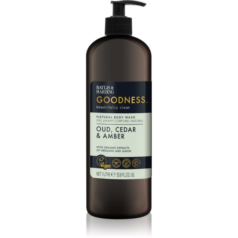 Goodness Oud, Cedar & Amber żel pod prysznic