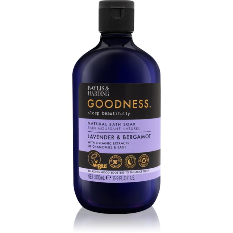 Goodness Sleep Beautifully piana do kąpieli na spokojny sen Lavender & Bergamot