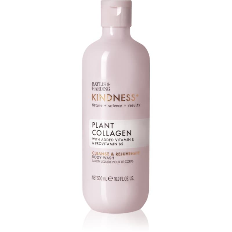 Kindness+ Plant Collagen rewitalizujący żel pod prysznic zapachy Coconut Milk & Rose Water