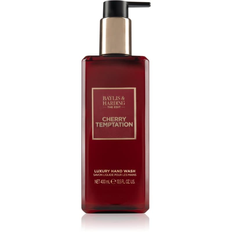 The Edit Cherry Temptation luksusowe mydło w płynie Cherry, Jasmine & Sandalwood