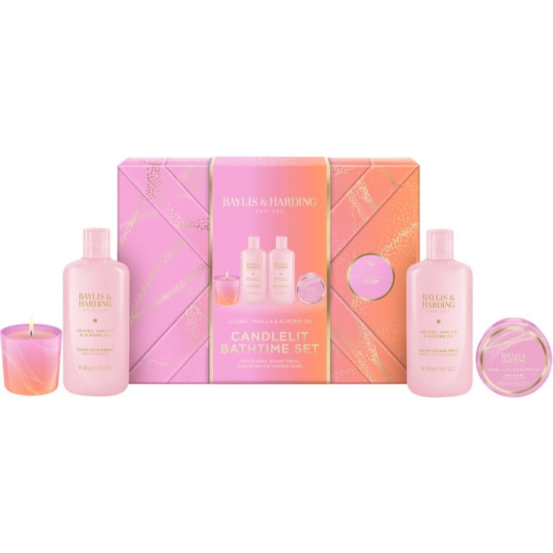 Jojoba, Vanilla & Almond Oil zestaw upominkowy do kąpieli