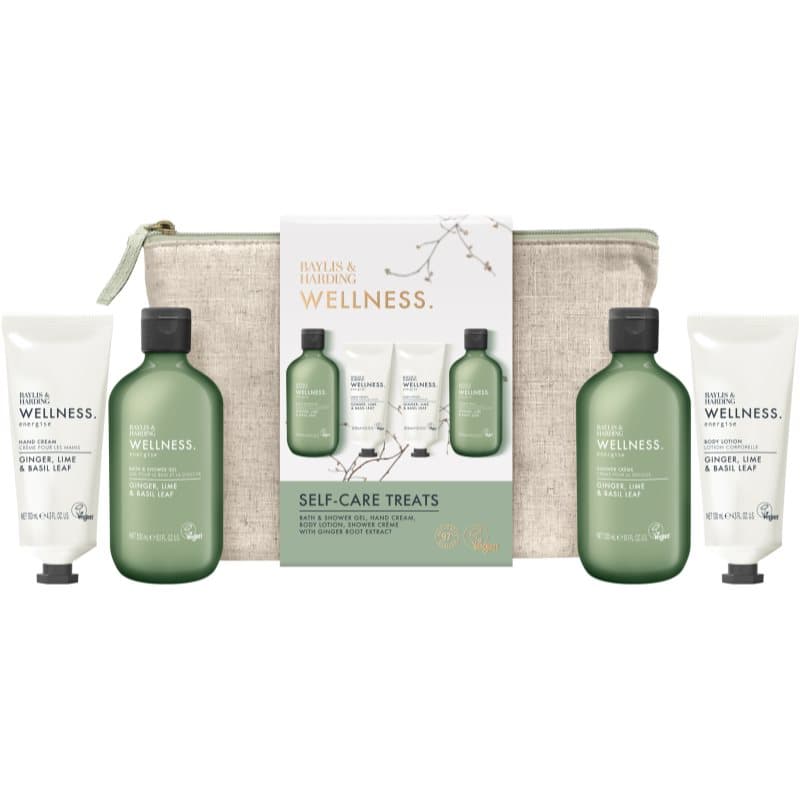 Wellness. Energise zestaw upominkowy do ciała Ginger, Lime & Basil Leaf