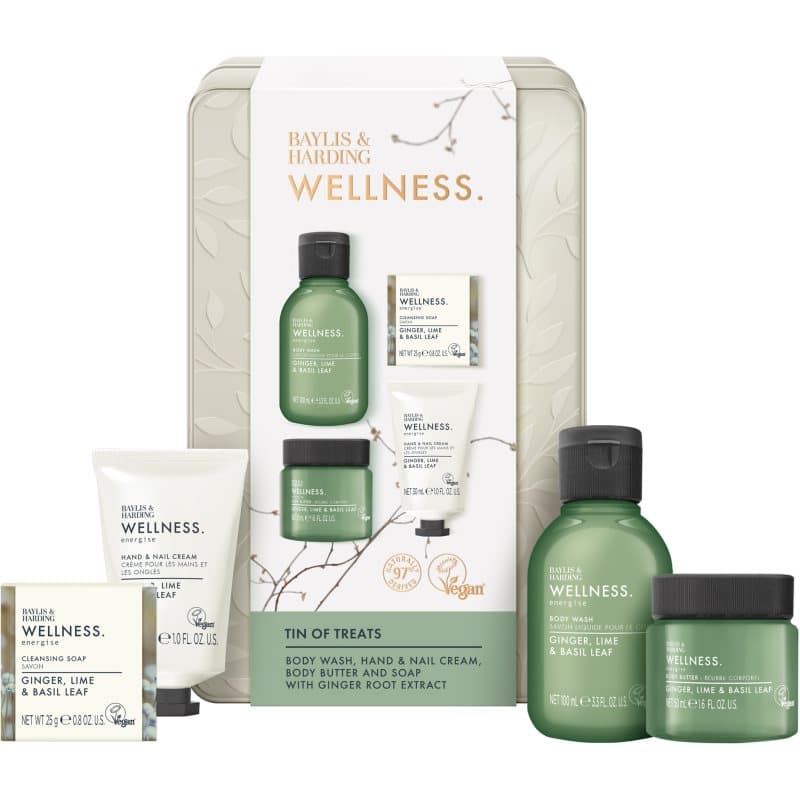 Wellness. Energise zestaw upominkowy do ciała Ginger, Lime & Basil Leaf