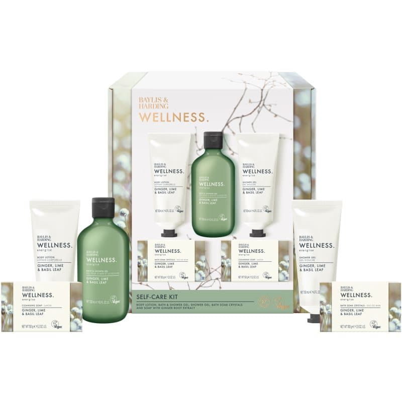 Wellness. Energise zestaw upominkowy Ginger, Lime & Basil Leaf