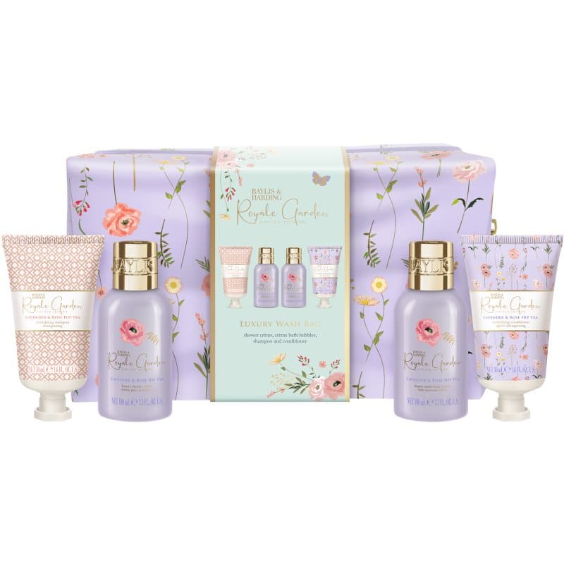 Royale Garden Lavender & Rose Hip Tea zestaw upominkowy do ciała i włosów