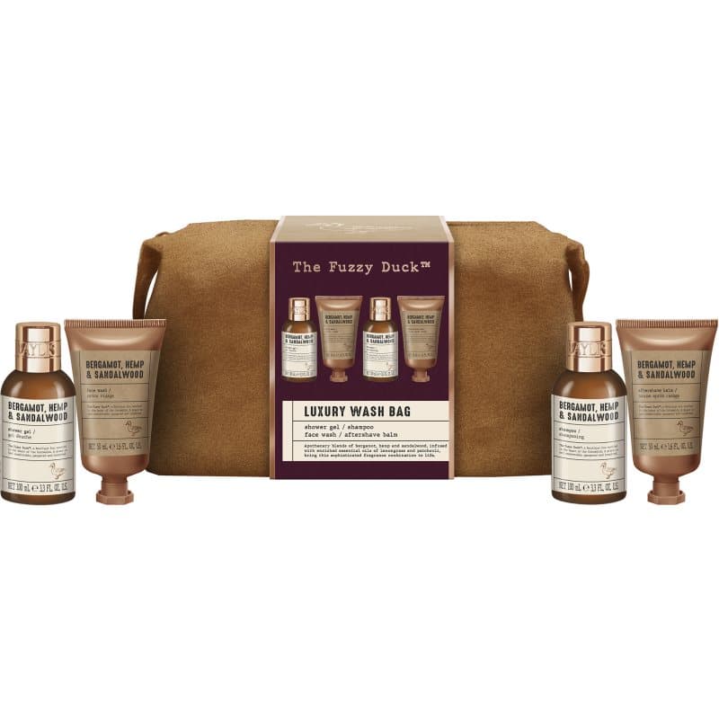 The Fuzzy Duck Bergamot, Hemp & Sandalwood zestaw upominkowy na drogę