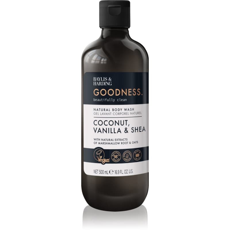 Goodness Coconut, Vanilla & Shea naturalny żel pod prysznic