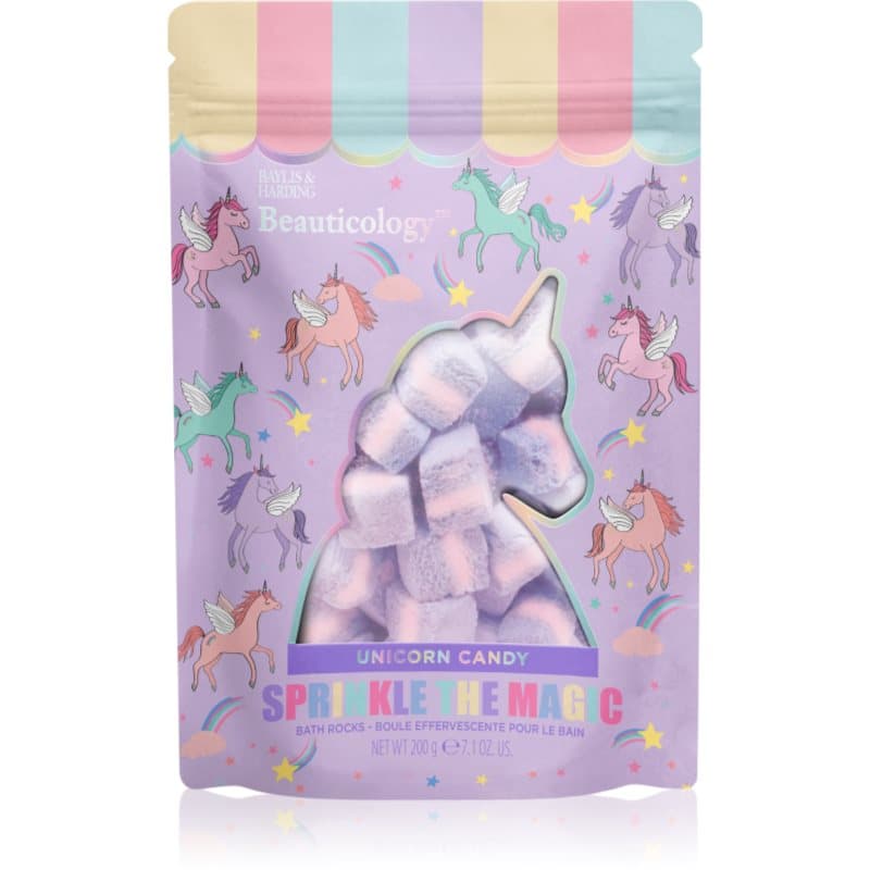 Beauticology Unicorn musująca kostka do kąpieli zapachy Unicorn Candy