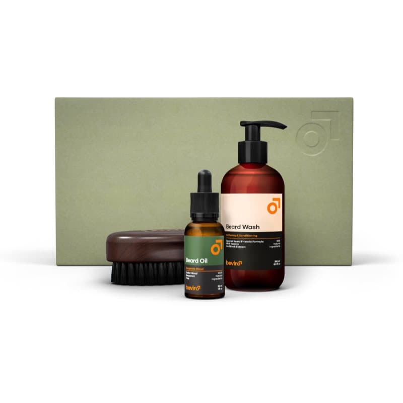 Bergamia Wood Beard Care Kit zestaw upominkowy do zarostu