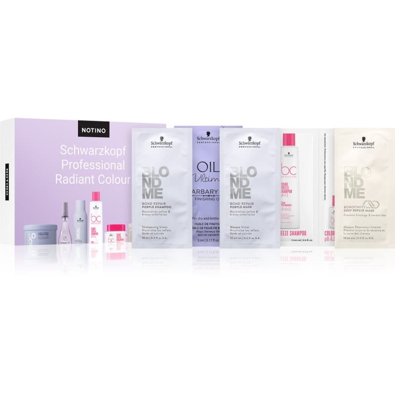 Discovery Box Notino Schwarzkopf Radiant Colour zestaw dla kobiet